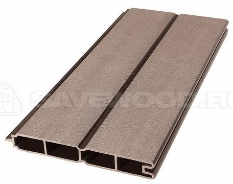 Заборный профиль из ДПК Savewood SW Agger матовый терракот купить в Истре