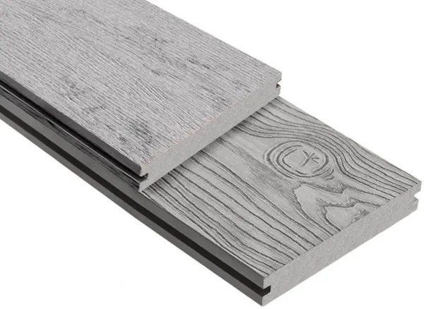 Террасная доска ДПК Outdoor 3D полнотелая STORM/OCEAN GREY серая микс купить в Истре