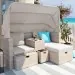 Комплект мебели AFINA плетеной из иск. ротанга AFM-330 Beige купить в Истре