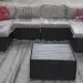 Диван-Трансформер AFINA модульный плетеный из иск. ротанга YR822D Brown/Beige купить в Истре