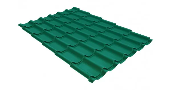 Металлочерепица классик 0,5 Satin RAL 5021 купить в Истре