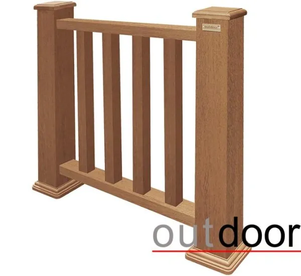 Ограждение из ДПК Outdoor Классик 3D STORM дуб купить в Истре
