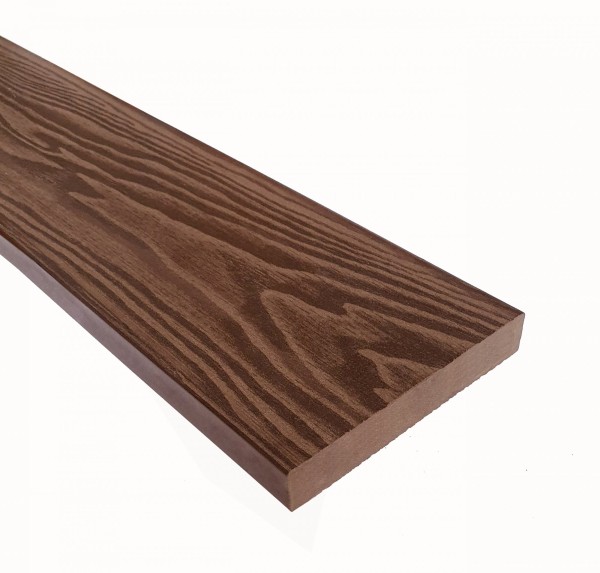 Террасная доска из ДПК Terrapol Смарт 3D Полнотелая без паза Орех Милано купить в Истре