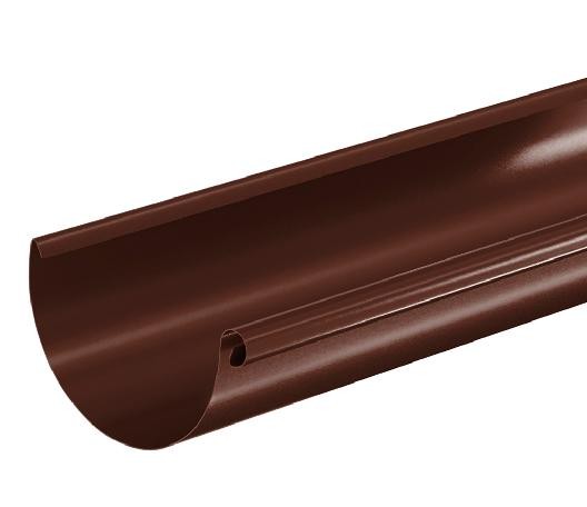 Водосток Aquasistem, система 150/100 - Водосточный желоб 3.00м RAL 8017 Коричневый купить в Истре
