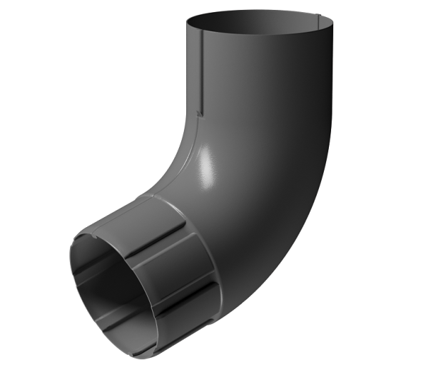 Колено 72° D90 Döcke STAL PREMIUM Графит, (RAL 7024) купить в Истре