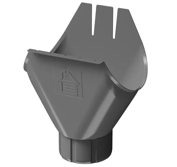 Воронка желоба D125 Döcke STAL PREMIUM Графит, (RAL 7024) купить в Истре