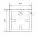 Столб SEQUOIA Evolution 3D WOOD NATURE купить в Истре