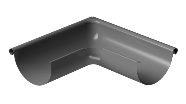 Угол внешний 90° D125 Döcke STAL PREMIUM Графит, (RAL 7024) купить в Истре