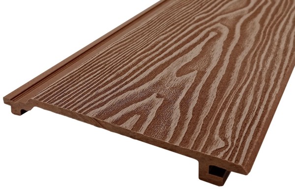 Сайдинг Darvolex 185x19x3000мм, 3D тиснение Коричневый купить в Истре