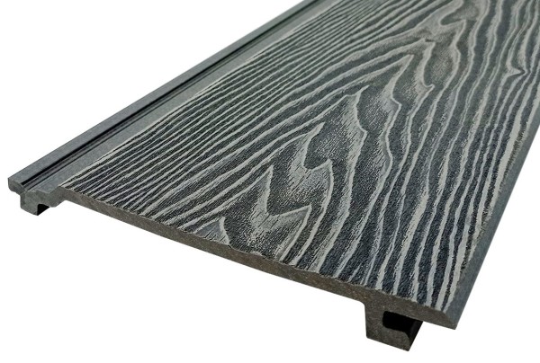 Сайдинг Darvolex 185x19x3000мм, 3D тиснение Серый купить в Истре