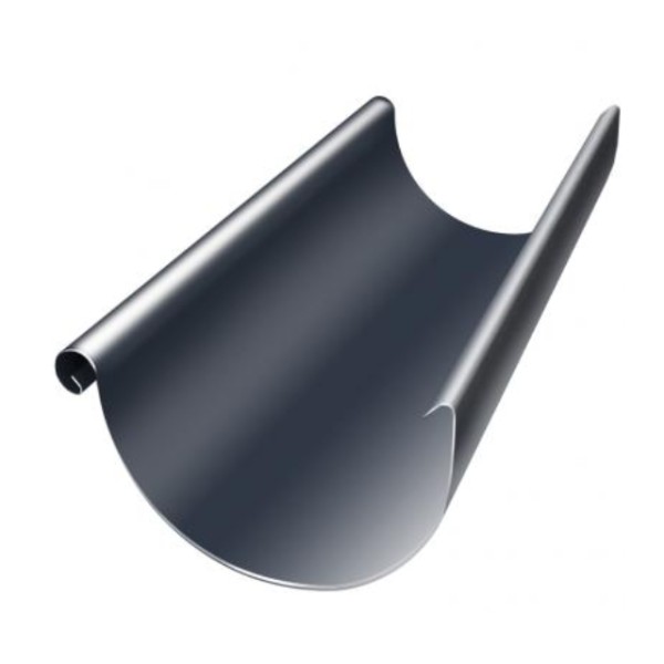 Водосток Grand Line 125x90 – Желоб 3м RAL 7024 купить в Истре