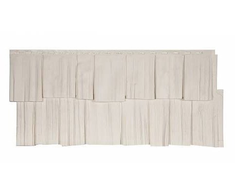 Фасадная панель T-Сайдинг-Щепа дуб ЭКО-1 Белый купить в Истре