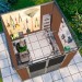 Сарай Defender из ДПК 7х7 (4.24 кв.м) купить в Истре