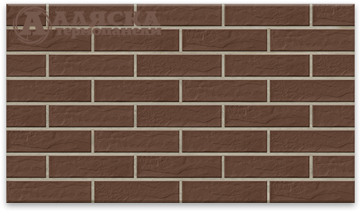 Фасадные Термопанели Аляска Braun Rustic купить в Истре