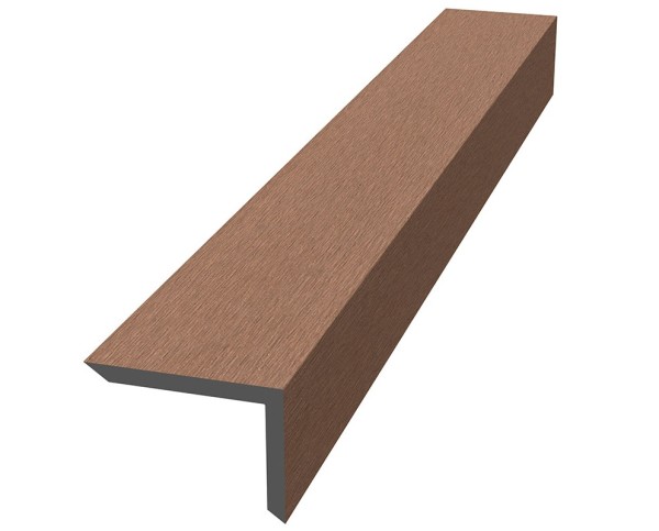Уголок ДПК для террасной доски NauticPrime, 60x40x2900мм Кедр купить в Истре