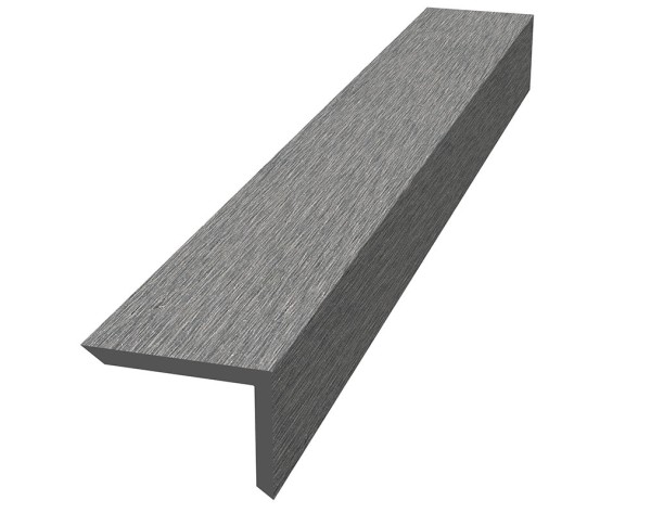 Уголок ДПК для террасной доски NauticPrime, 60x40x2900мм Тёмно-серый купить в Истре