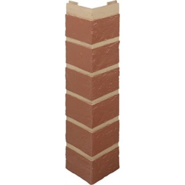 Наружный угол кирпич (красный), 0,47 х 0,1м купить в Истре