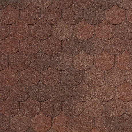 Гибкая черепица Tegola ASSISI terracotta 420 купить в Истре