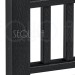 Комплект крышка/юбка для столба SEQUOIA BLACK купить в Истре