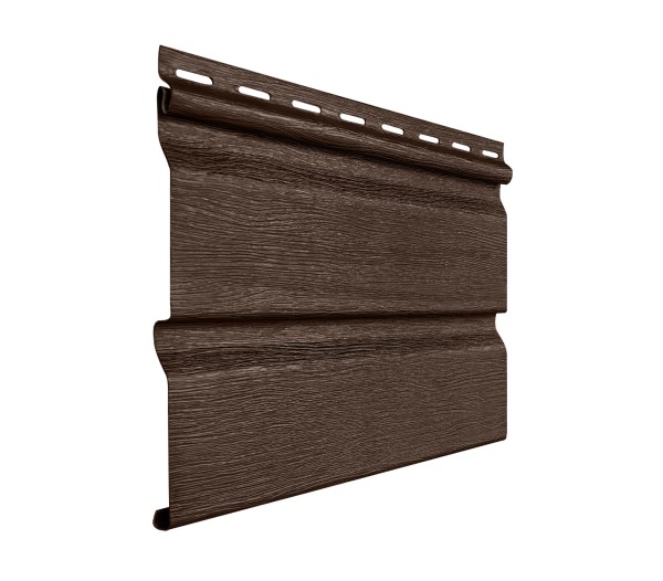 Виниловый сайдинг fineber - "стандарт", коричневый купить в Истре
