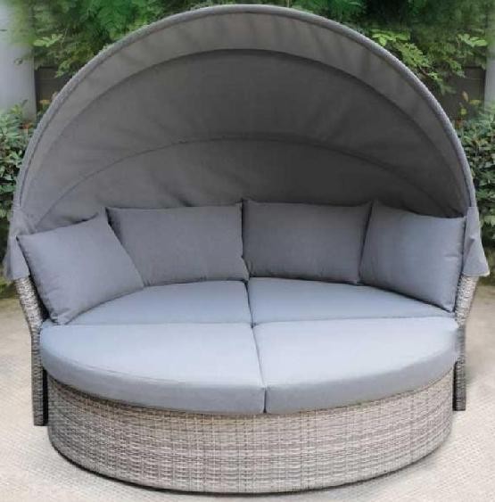 Диван-Трансформер AFINA плетеный из иск. ротанга AFM-325G Grey купить в Истре