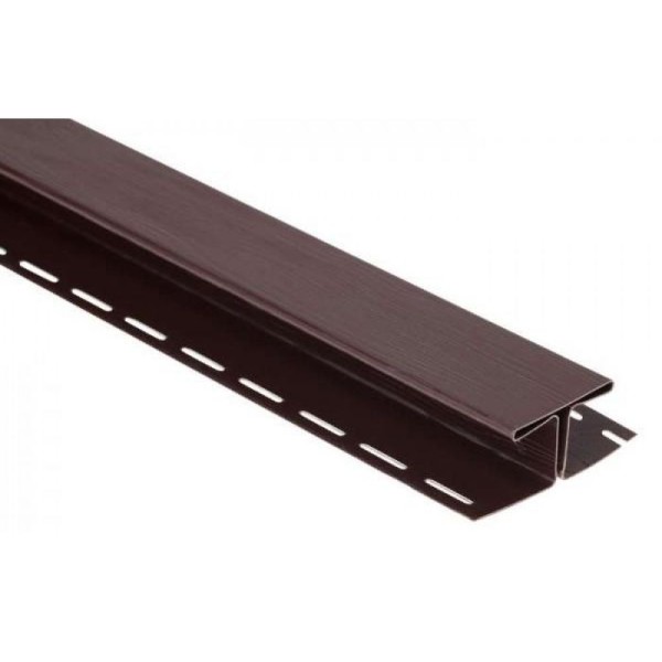 Н-профиль Люкс Крашенный, T-18, ВН, Коричневый купить в Истре