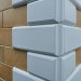 Угол Наружный к Фасадным Термопанелям Доломит Дагестанский Камень 400 мм Белый купить в Истре