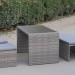 Диван-Трансформер AFINA плетеный из иск. ротанга S330G-W78 Grey купить в Истре