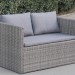 Диван-Трансформер AFINA плетеный из иск. ротанга S330G-W78 Grey купить в Истре