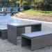 Диван-Трансформер AFINA плетеный из иск. ротанга S330G-W78 Grey купить в Истре