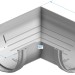 Угловой элемент 90˚ПВХ Docke STANDART красный купить в Истре