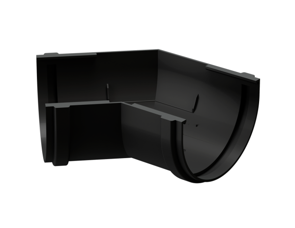 Угол желоба универсал 135˚ Docke Premium ПВХ - Карбон купить в Истре