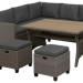 Комплект мебели AFINA плетеной из иск. ротанга AFM-307G-Grey купить в Истре