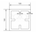 Столб SEQUOIA Evolution 3D WOOD BLACK купить в Истре