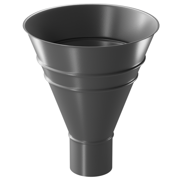 Воронка водосборная Döcke STAL PREMIUM, Графит купить в Истре