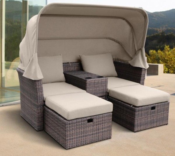 Комплект мебели AFINA плетеной из иск. ротанга AFM-330B Brown купить в Истре