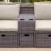 Комплект мебели AFINA плетеной из иск. ротанга AFM-330B Brown купить в Истре
