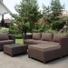 Комплект мебели AFINA плетеной из иск. ротанга YR821A Brown/Beige купить в Истре