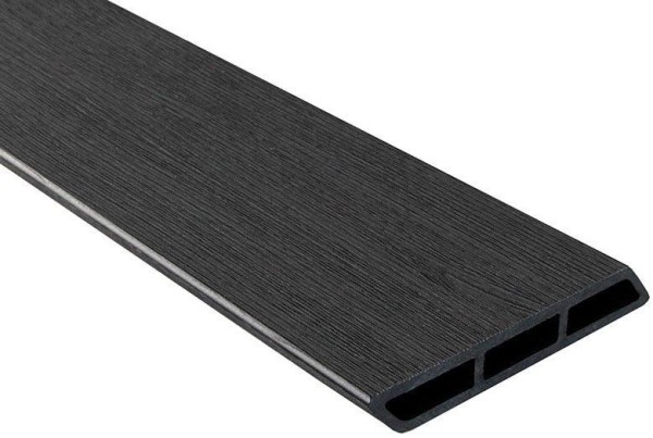 Доска Ромбус 3D ДПК Outdoor STORM BLACK черная купить в Истре