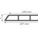 Доска Ромбус 3D ДПК Outdoor STORM GREY серая микс купить в Истре