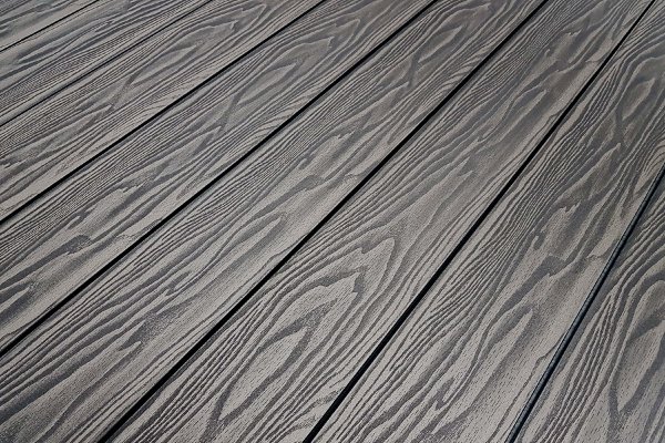 Террасная доска из ДПК Terrapol Смарт 3D Полнотелая с пазом Черное дерево купить в Истре