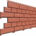 Фасадная панель Доломит Кирпич Славянка Красный купить в Истре