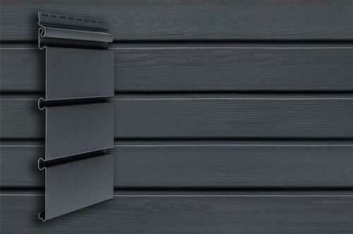 Сайдинг Архитектурный Планкен Grand Line Графит купить в Истре