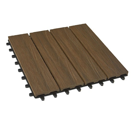 Садовый паркет дпк CM Garden Modern, 300х300 мм, PATINA BROWN (Патина коричневый) купить в Истре