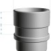Муфта Docke Lux ПВХ Пломбир купить в Истре
