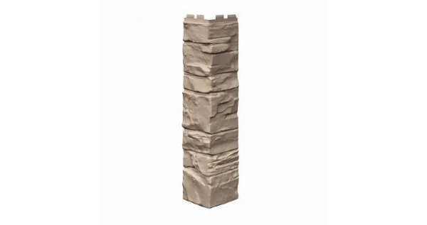 Угол наружный VOX Solid Stone Lazio камень светлая глина купить в Истре