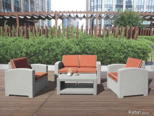 Уличные диваны и кресла коллекции Rattan Premium 4 купить в Истре