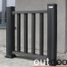 Ограждение из ДПК Outdoor Классик 3D STORM чёрный купить в Истре