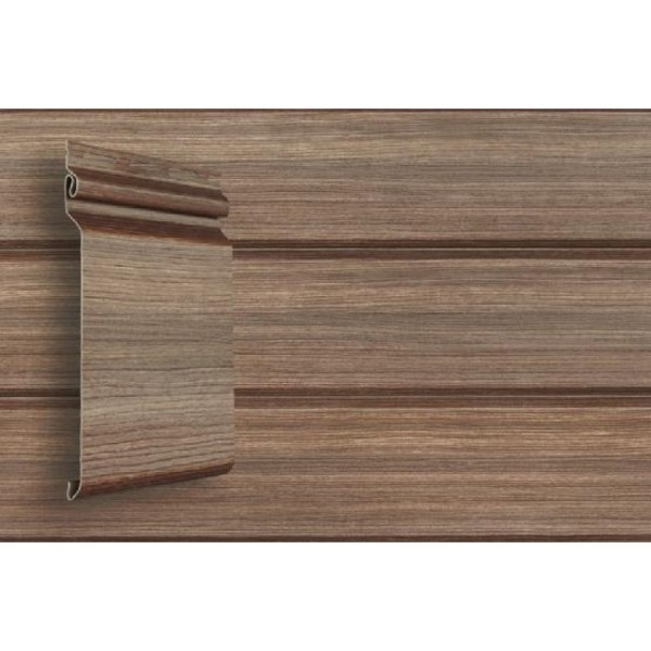 Виниловый сайдинг Grand Line Natural-Брус Tundra - Кедр купить в Истре