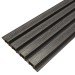 Фасадная доска из ДПК Faynag Wood Рейка Мокрый Асфальт купить в Истре